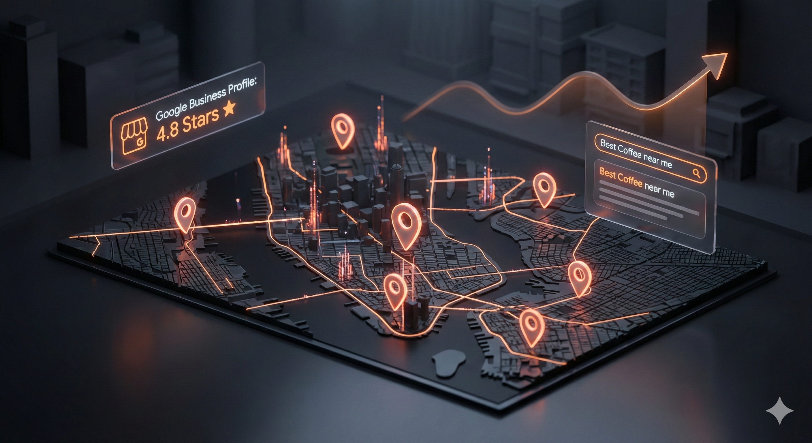 Local SEO Dashboard Mockup