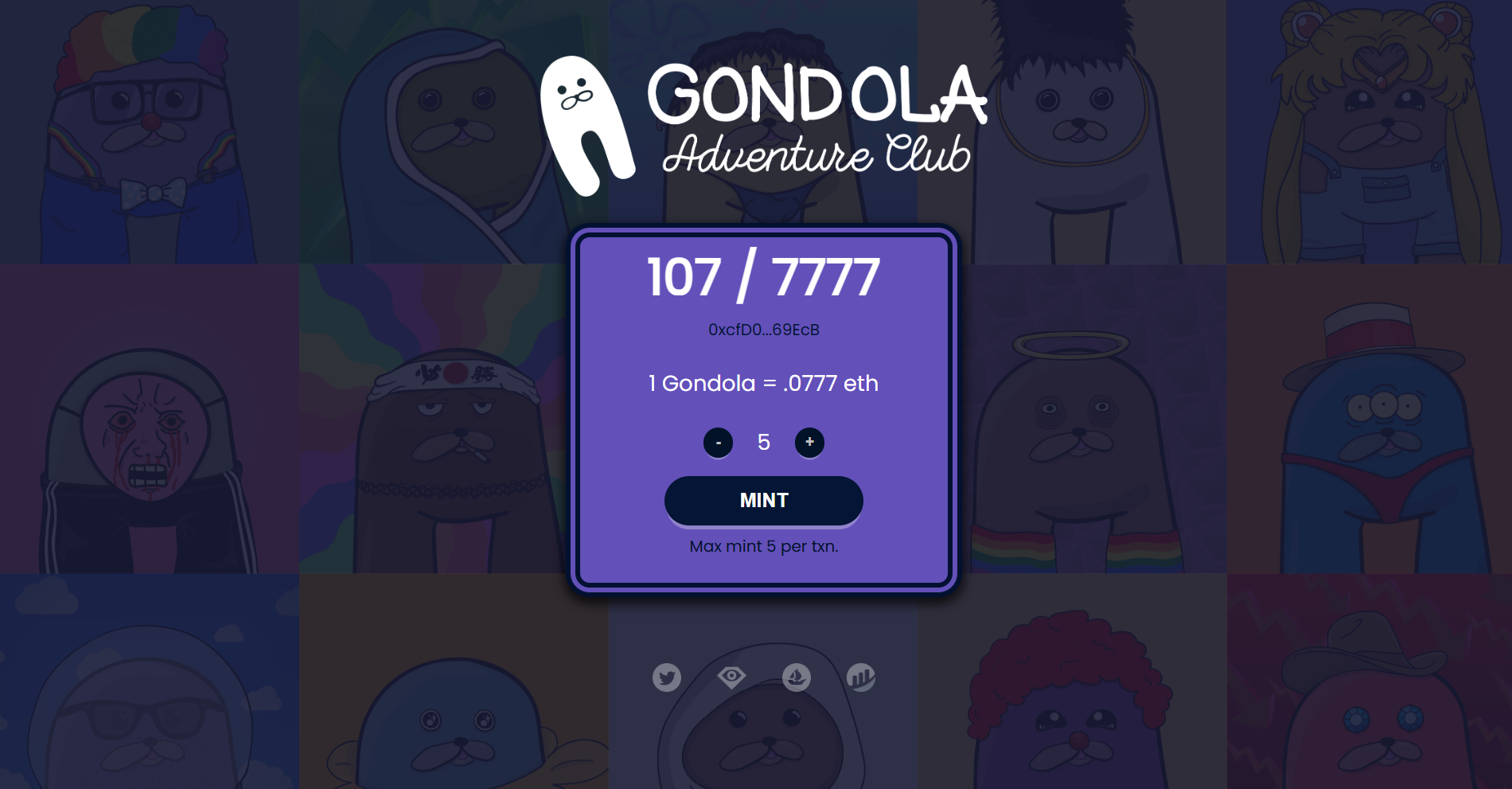 Gondola Adventure Club Mint preview