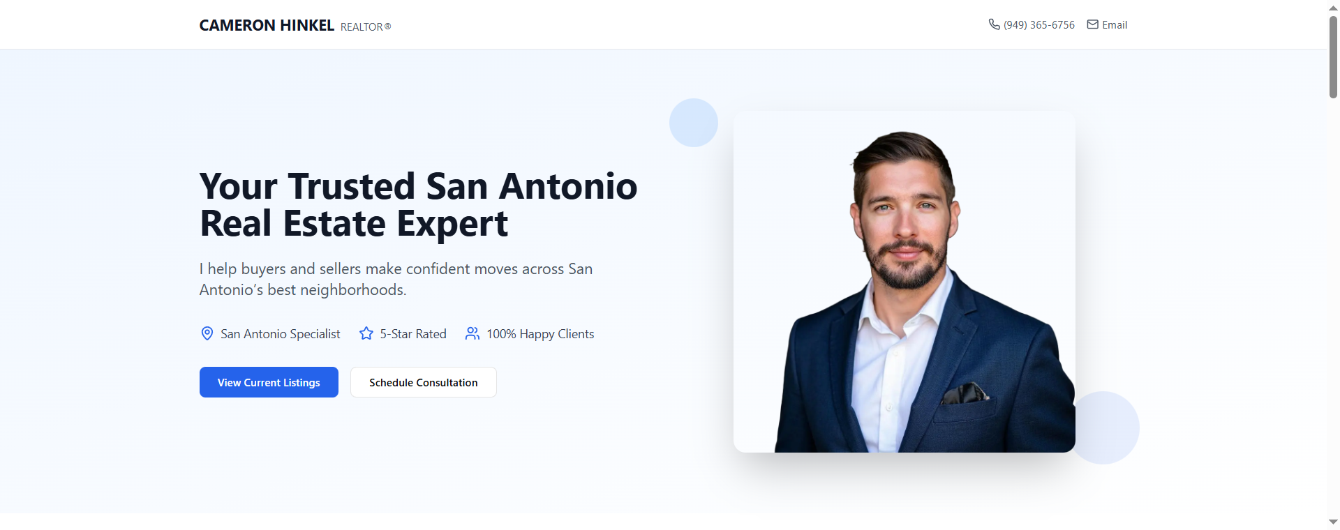 Real Estate site preview